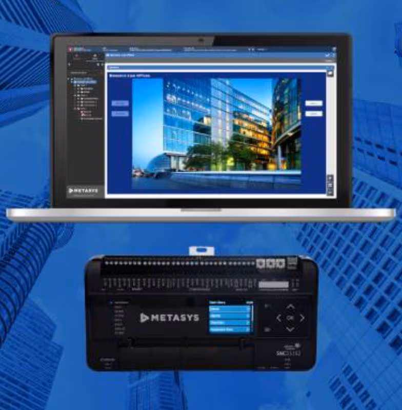 A laptop and a radio